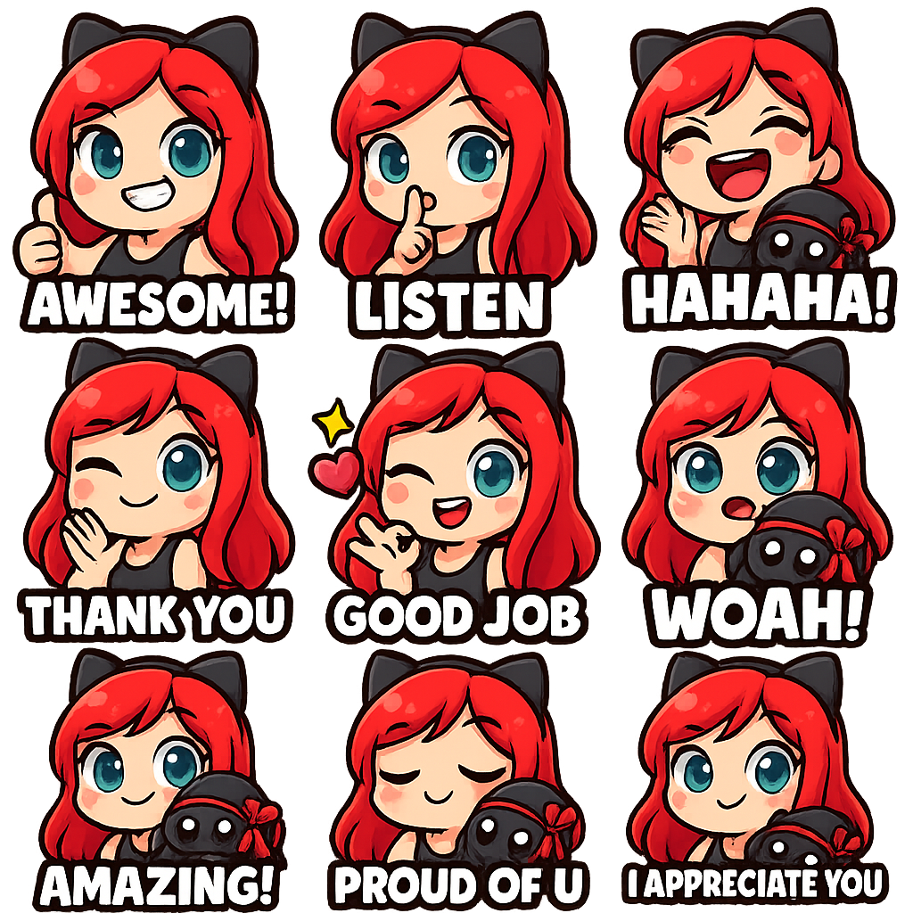 Created using AI Emoji Generator with chibi_emoji_word_1 style in emoji_type category. Generated on October 19, 2025 using Image to Image generation method.