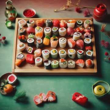 Sushi, Wichteln und steife Nacken