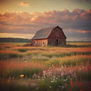 Weathered Barn