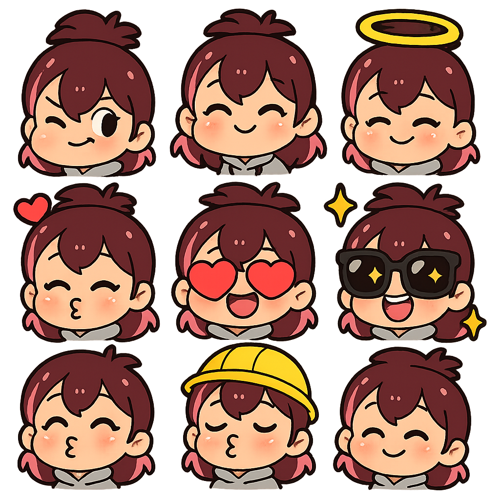 Created using AI Sticker Generator with chibi_emoji_stickers_3 style in sticker category. Generated on November 11, 2025 using Image to Image generation method.