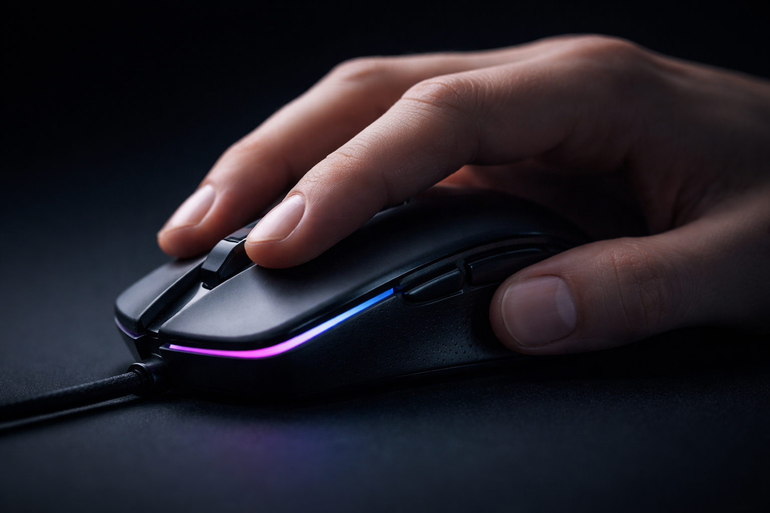 Prise en main de la G-Wolves HTX Ultra 8K — ergonomie fingertip grip