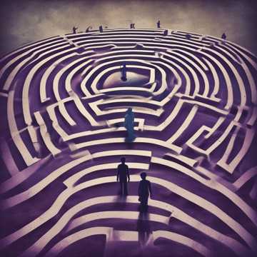 In this maze nowhere to be found