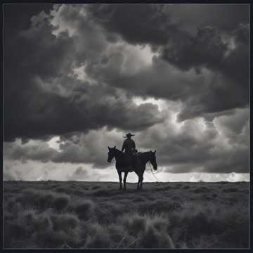 Lonely Cowboy in the Storm