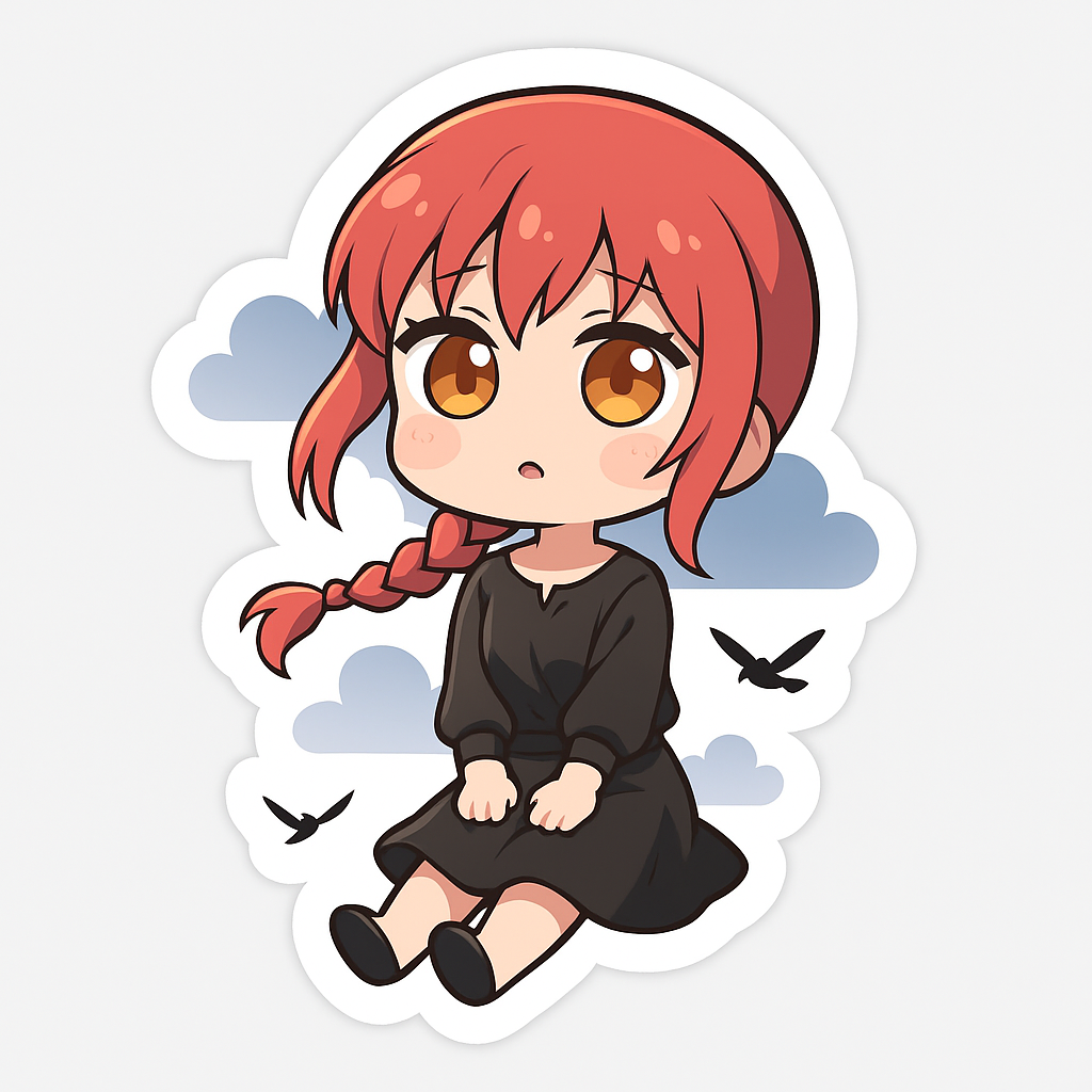 Created using AI Sticker Generator with chibi_single_sticker style in chibi category. Generated on October 21, 2025 using Image to Image generation method.