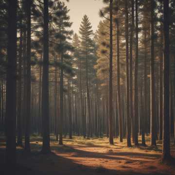 her shadow in the pines