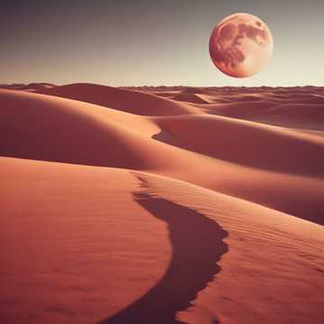 Red Dunes at Dawn