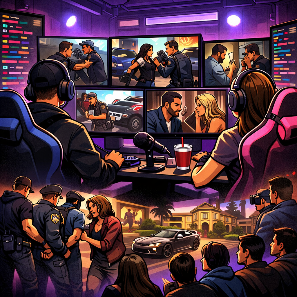 Twitch streamers GTA RP comme série Netflix