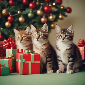 Three Cool Cats Christmas