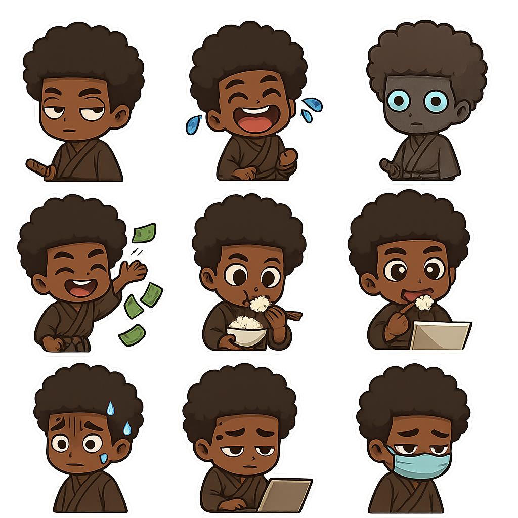 Created using AI Sticker Generator with chibi_character_stickers style in sticker category. Generated on November 9, 2025 using Image to Image generation method.