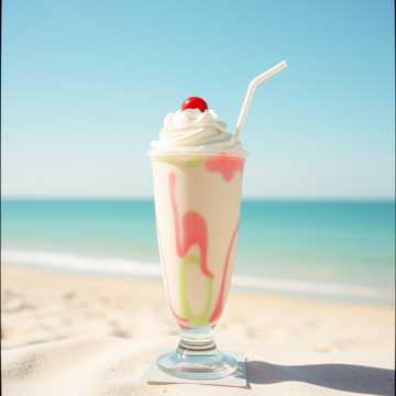 Peachy milkshake 