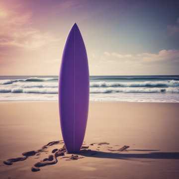 Violette des vagues