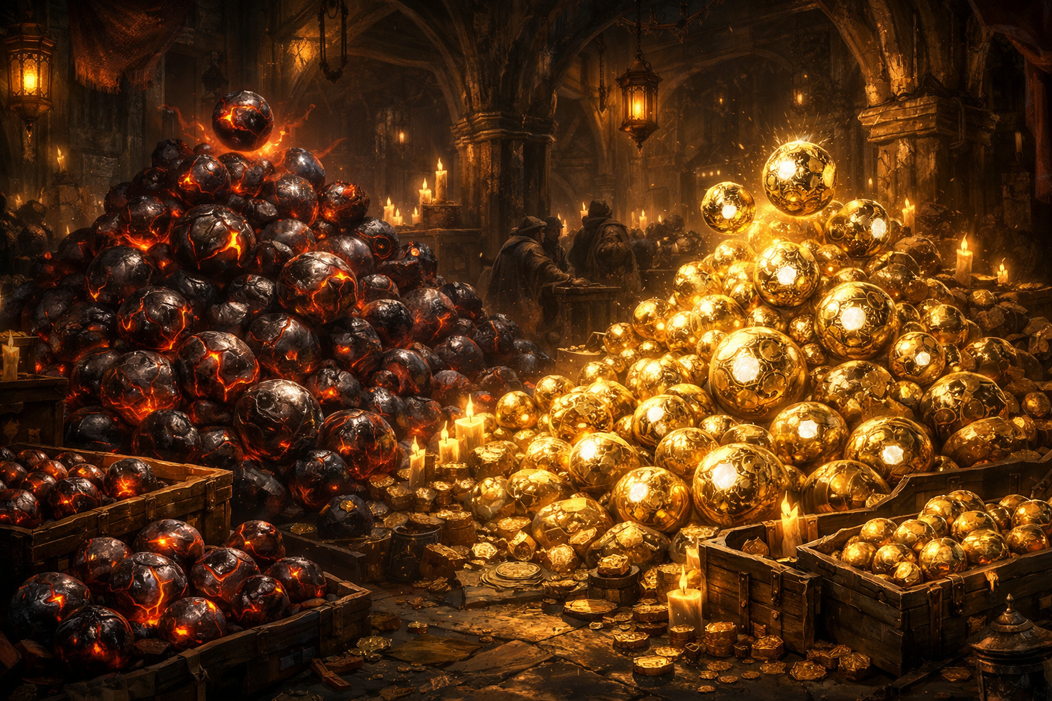Économie Path of Exile 3.28 — chaos orbs et divine orbs, inflation currency