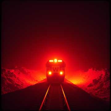 Railroad Track of Fire