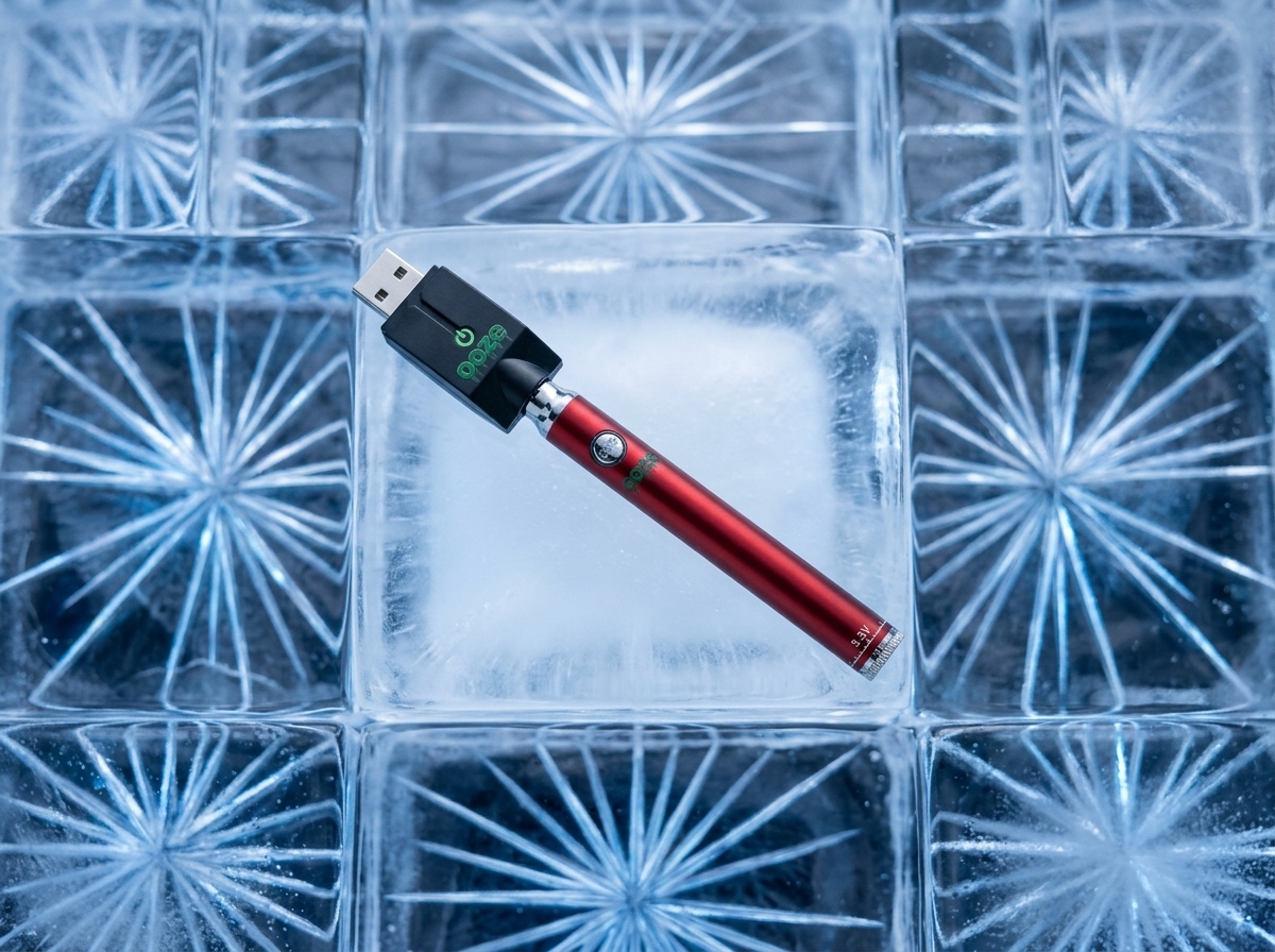 Ooze Slim Twist 510 battery with adjustable voltage dial