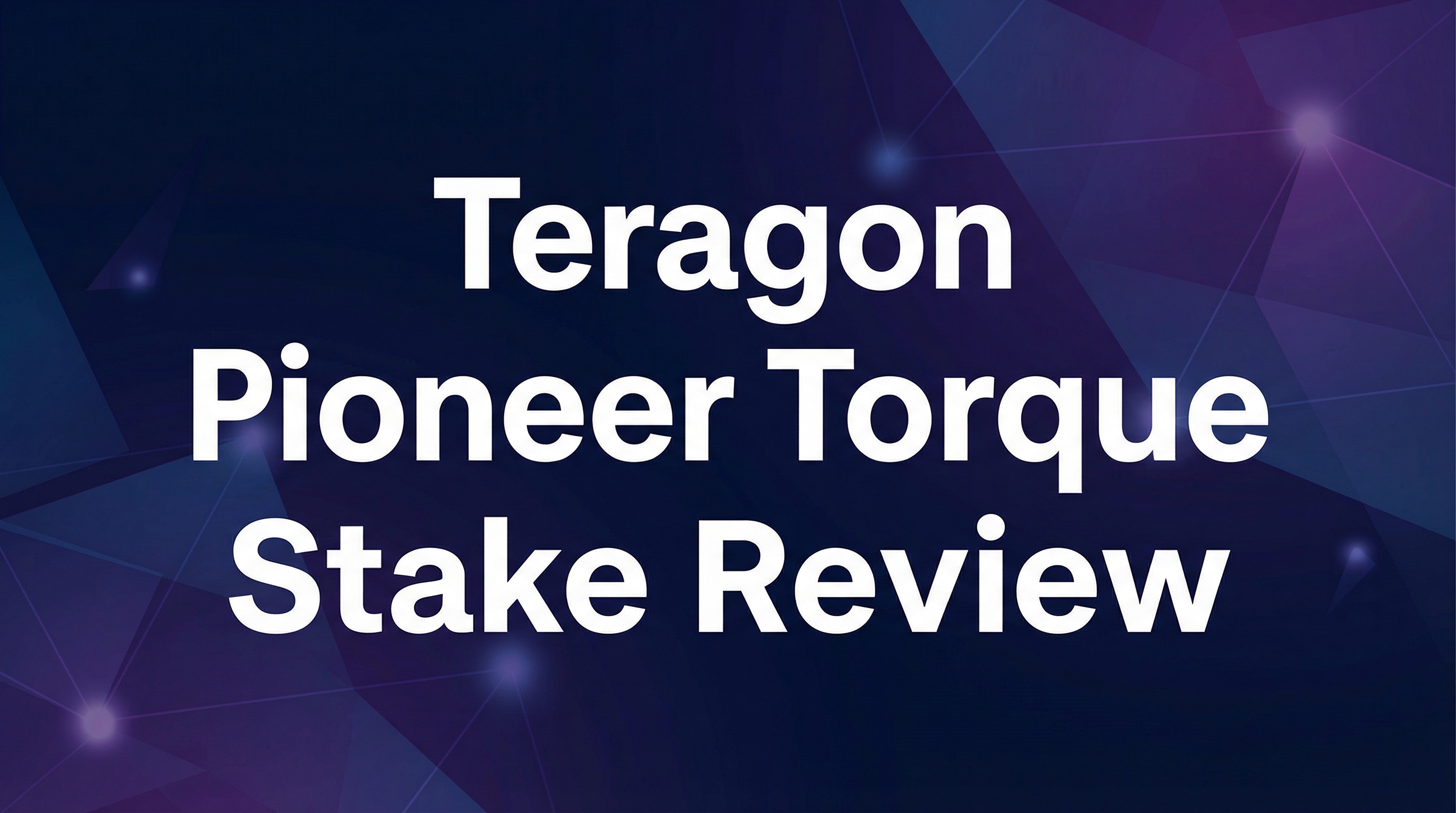 Teragon Pioneer Torque Stake Review - Featured Image