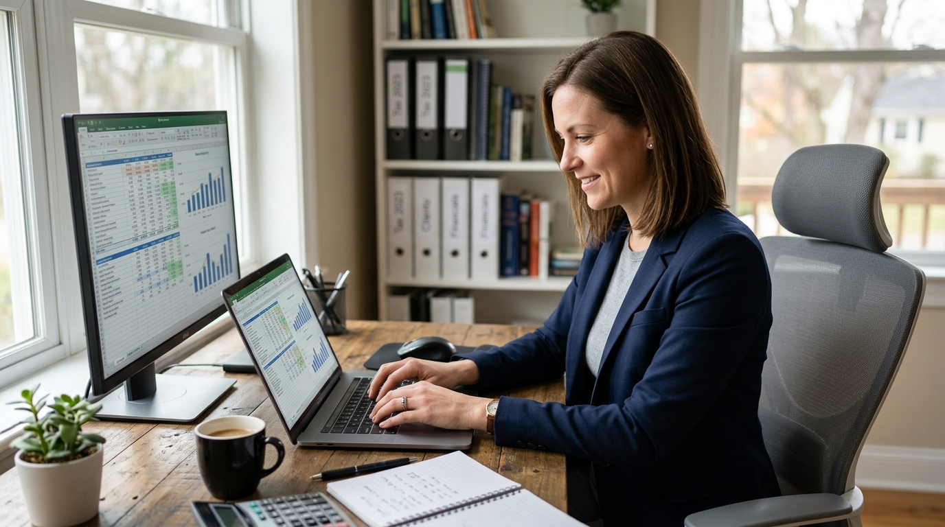 accountant working remotely