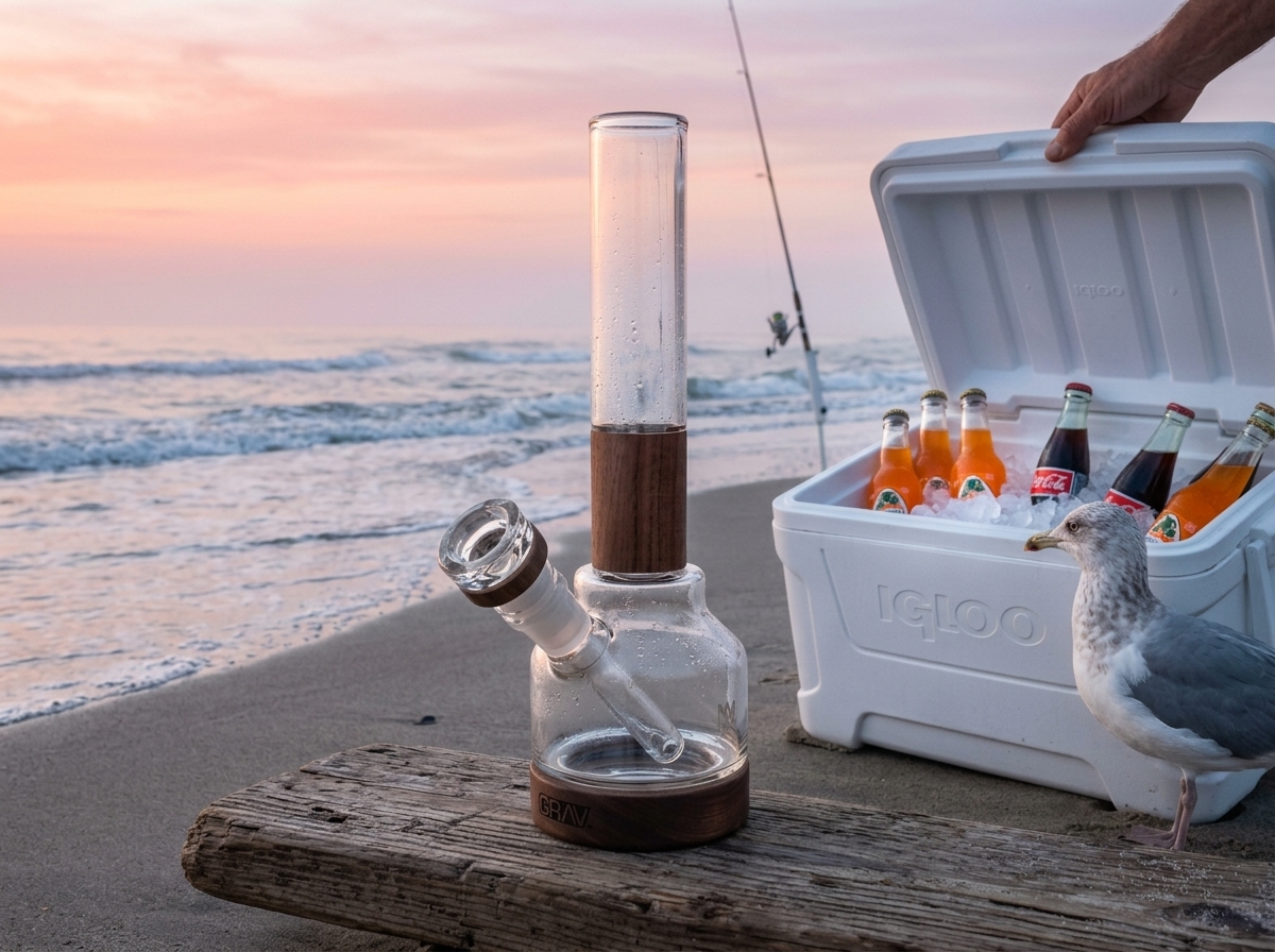 MJ Arsenal Alpine Series Palisade Water Pipe for clean fast bong rips
