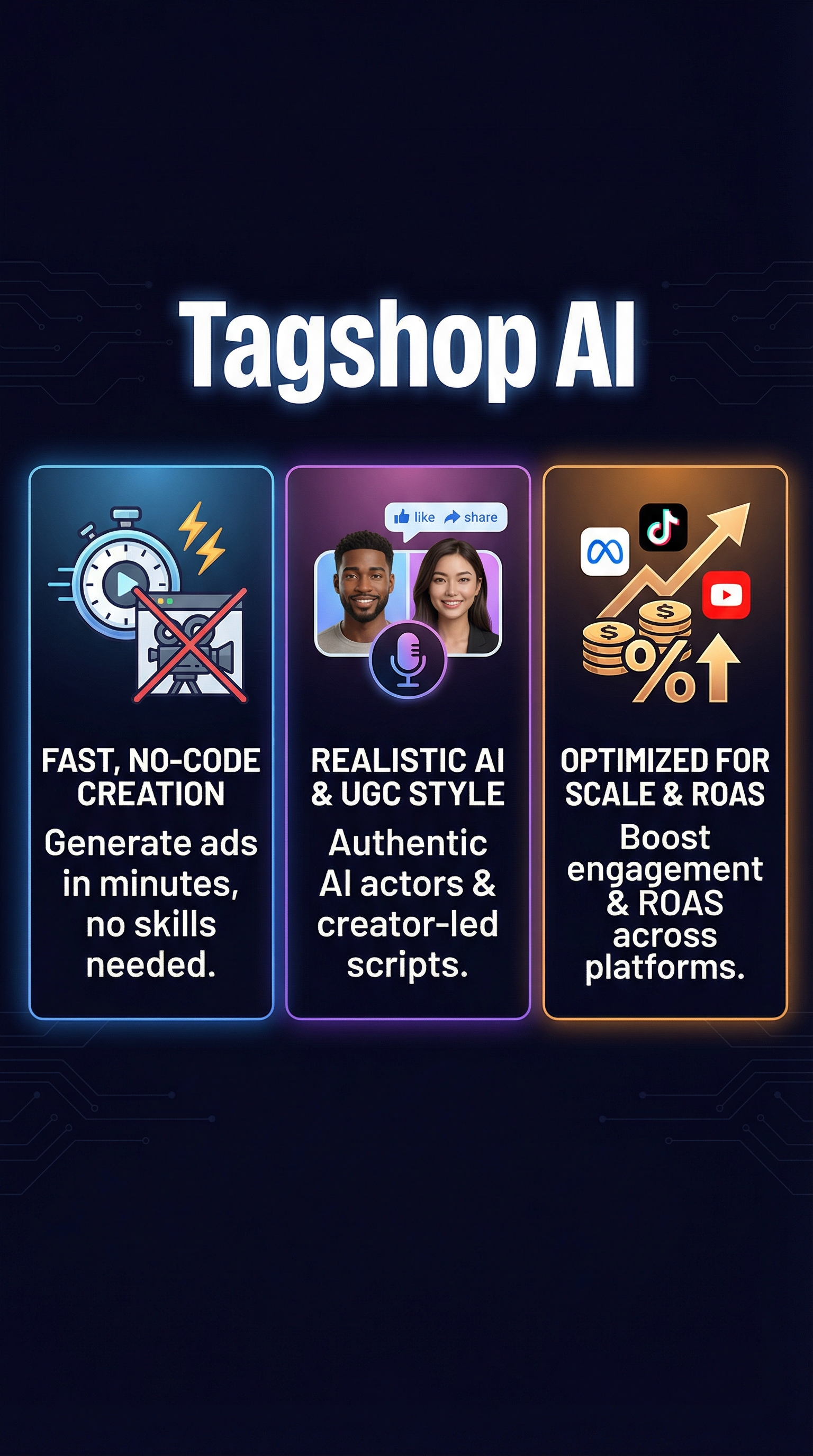 Tagshop AI - Infographic