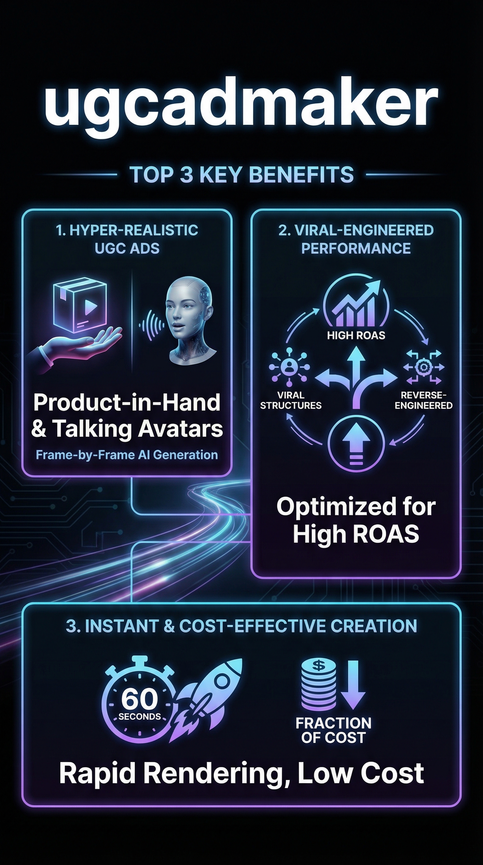 ugcadmaker - Infographic