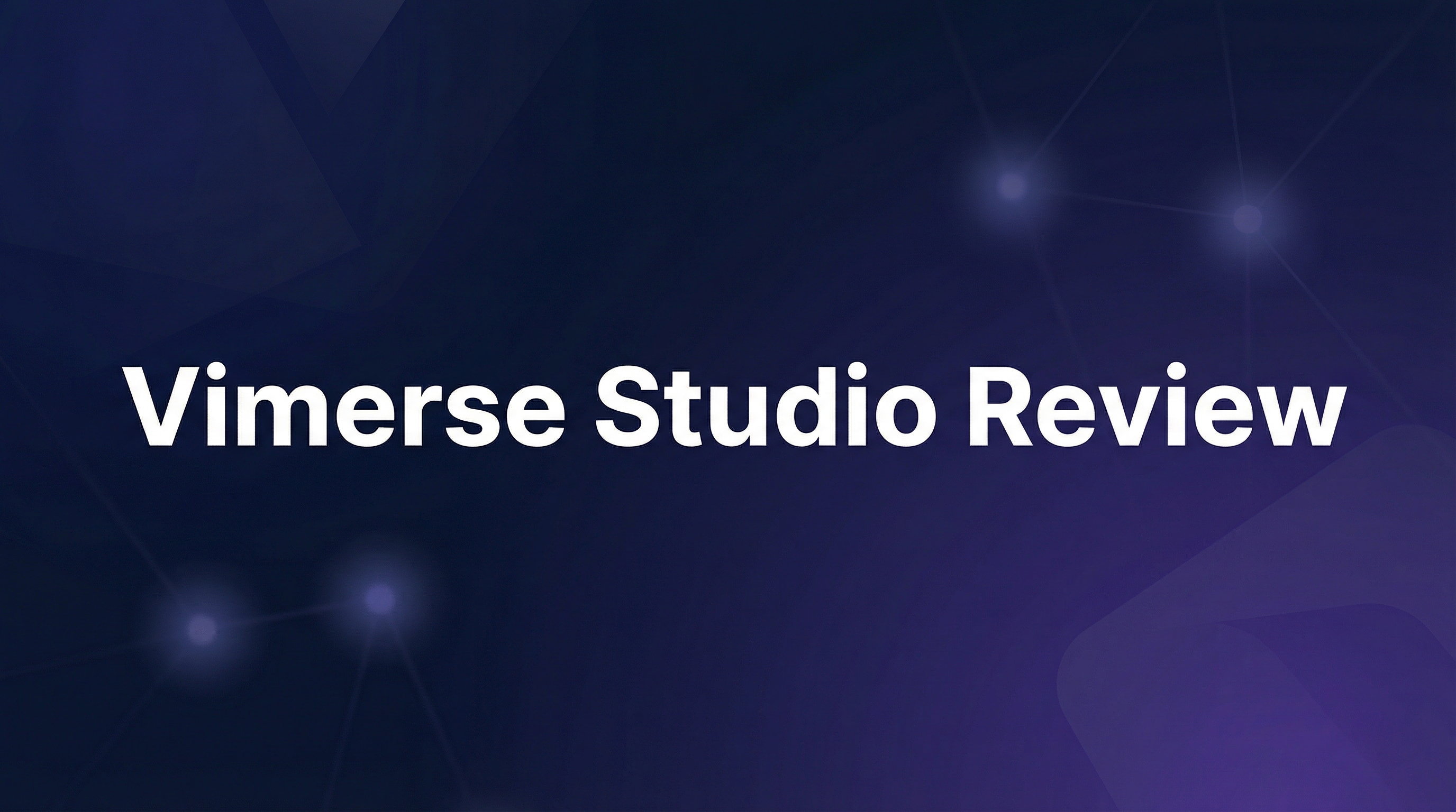 Vimerse Studio Review - Featured Image