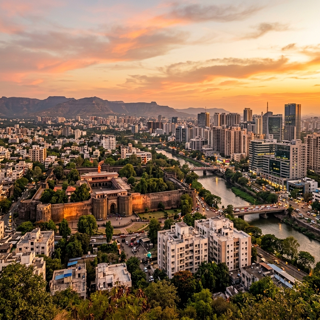 Pune cityscape