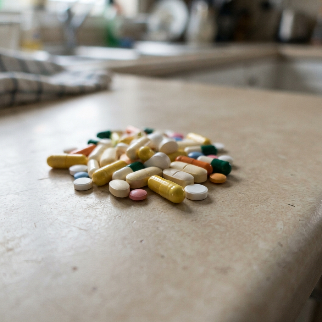 Loose supplement capsules