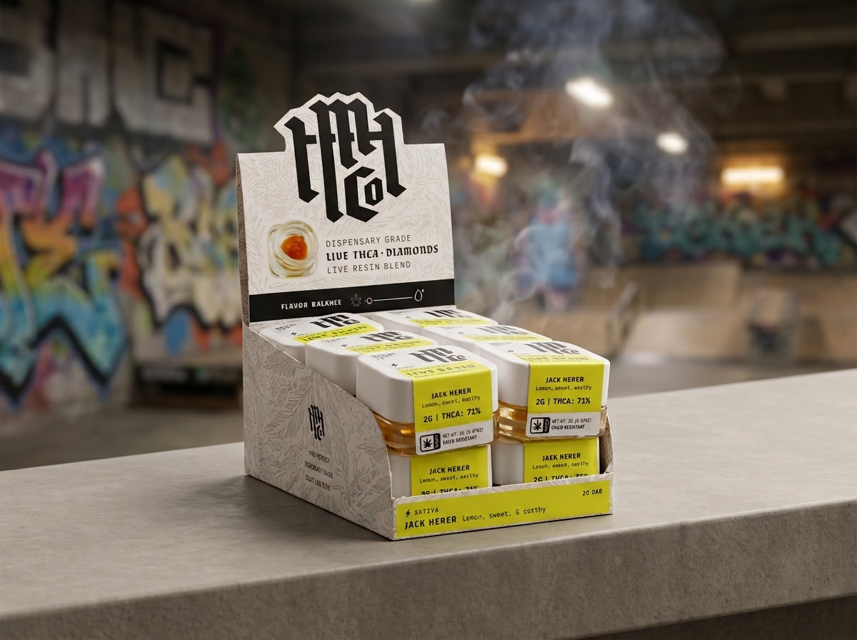 Modern Herb Co Dispensary Grade Live Resin THCA Dabs 2g 12ct