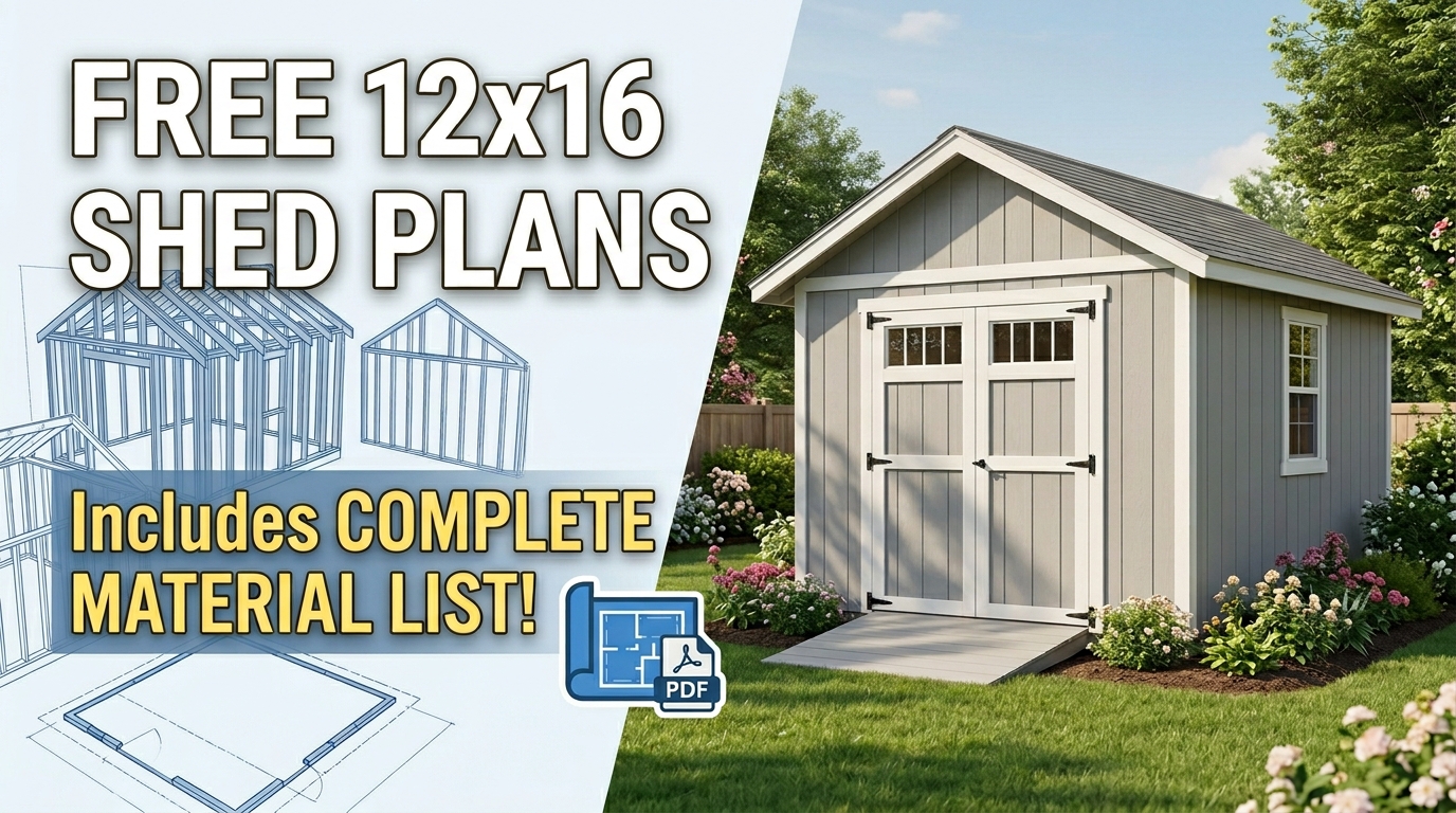 Introduction: Why Choose Free 12x16 Shed Plans?
