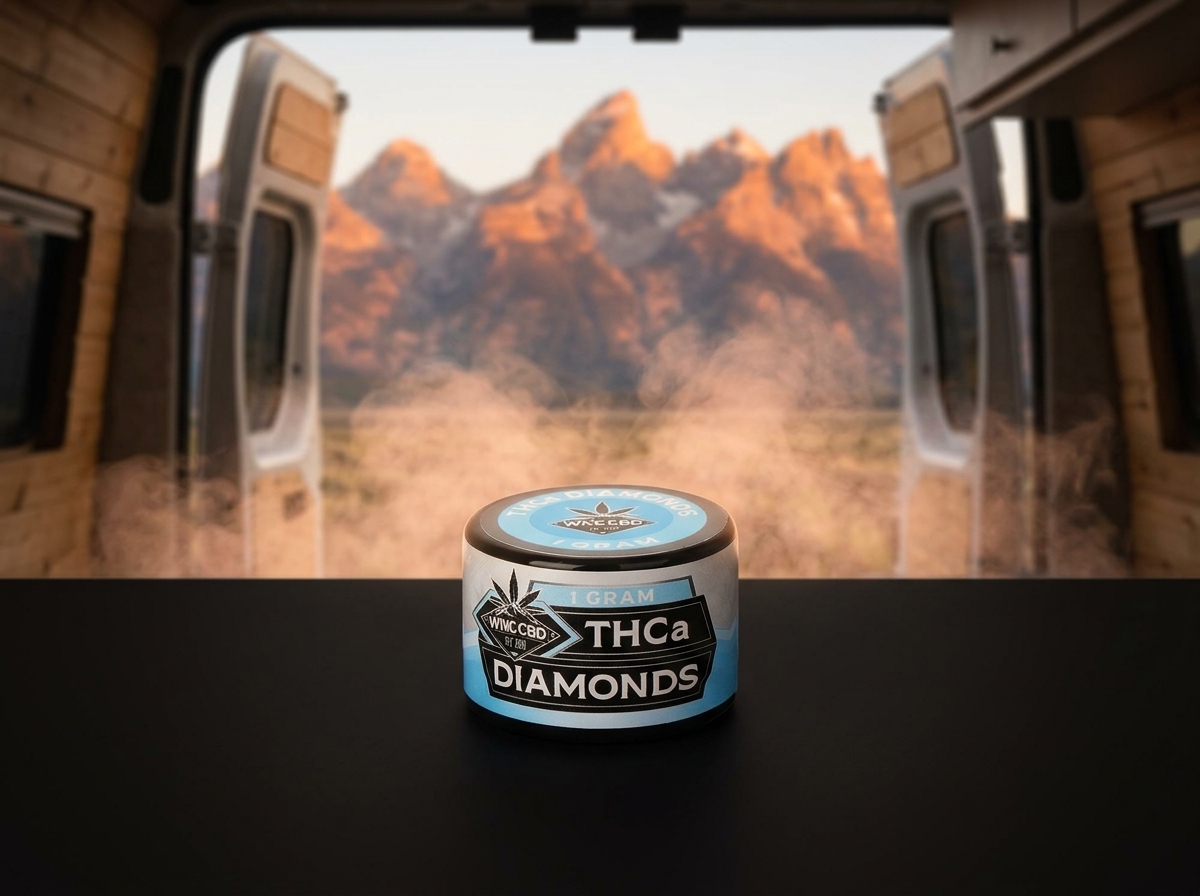 WNC CBD 99% THCA Diamonds 1g jar with lab results
