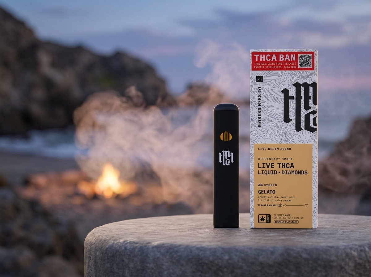 Modern Herb Co SAVE THCA Liquid Diamonds Disposable 2g device