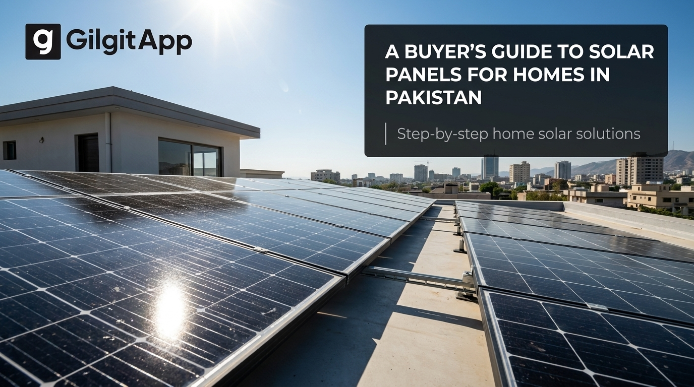 A Buyer’s Guide to Solar Panels for Homes in Pakistan
