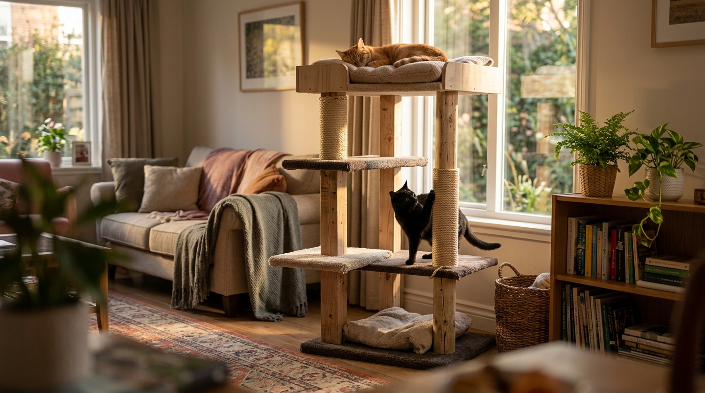 Is It Cheaper to Build Your Own Cat Tree? Cost Guide