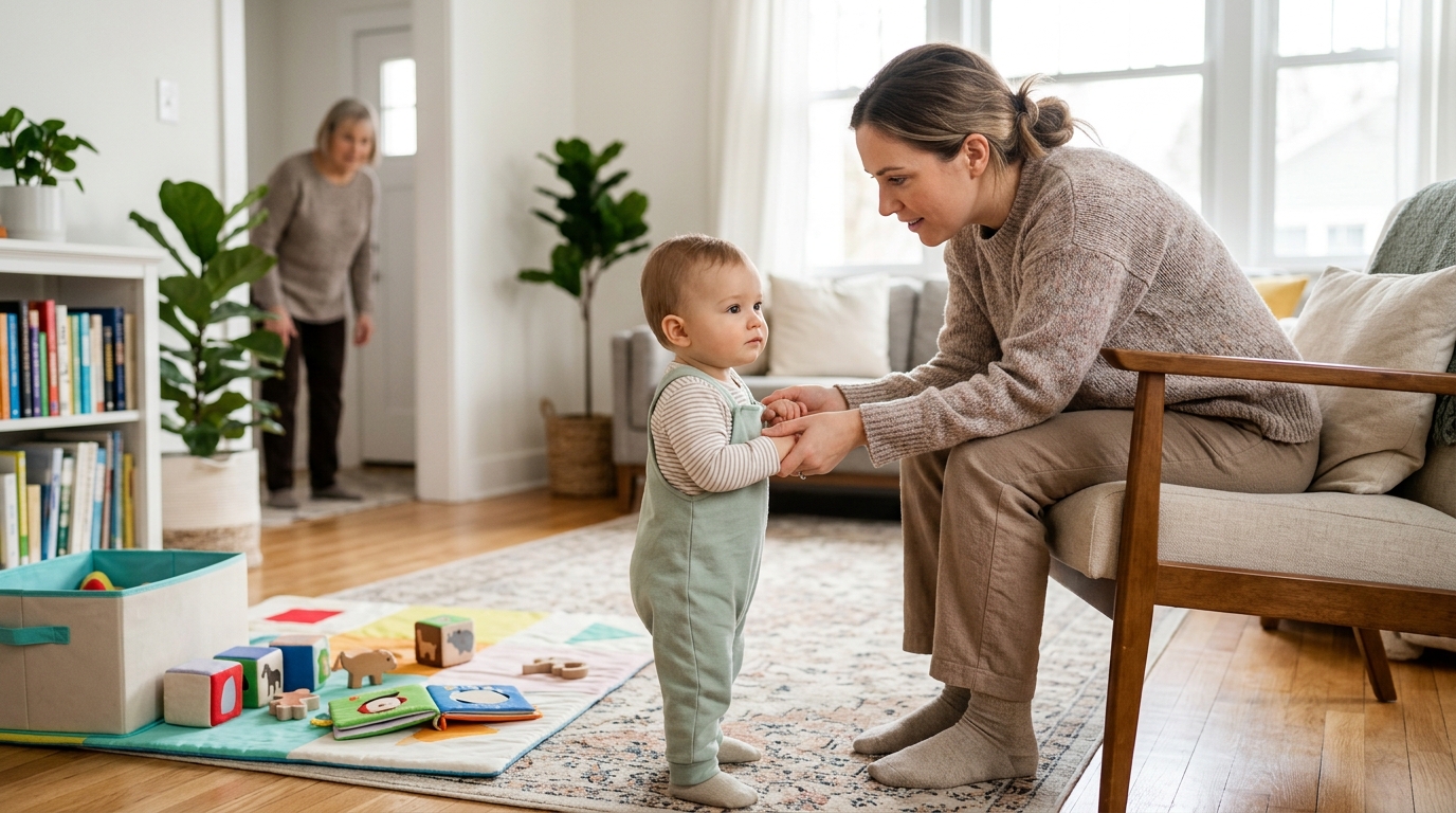 How to Ease Baby Separation Anxiety: 4 Gentle Steps