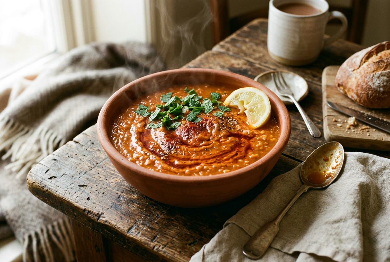 Turkish Red Lentil Soup: Warming, Simple, Perfect