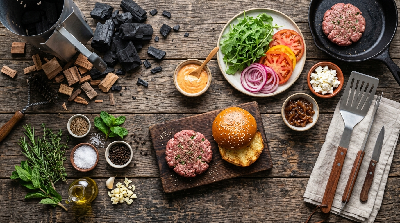 Grilled Lamb Burger Recipe: Bold, Juicy & Perfect ingredients