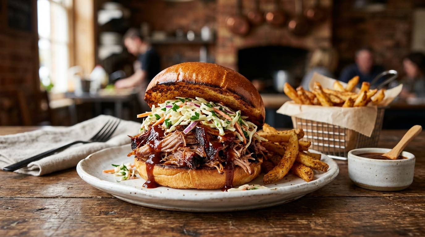 Best Smoked Pulled Pork Recipe - Tender and Juicy plated