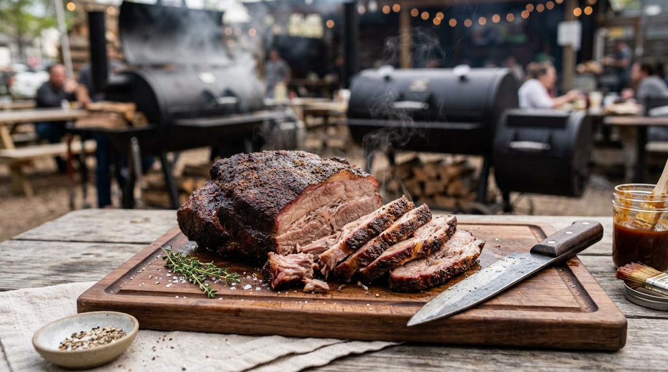 Building Fire for Smoking Meat: Pitmaster Secrets plated