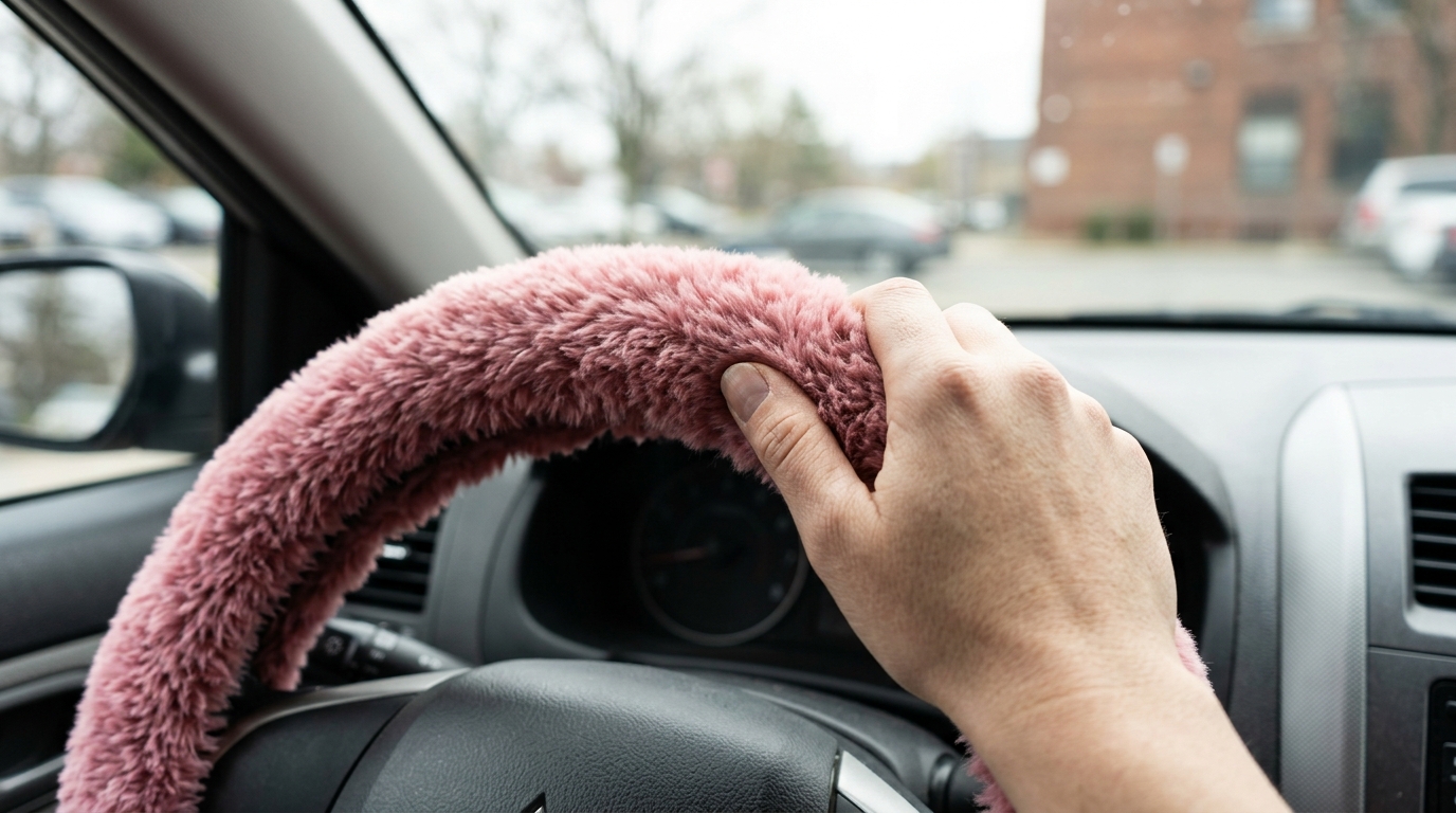 Are Fluffy Steering Wheel Covers Illegal? Safety Guide