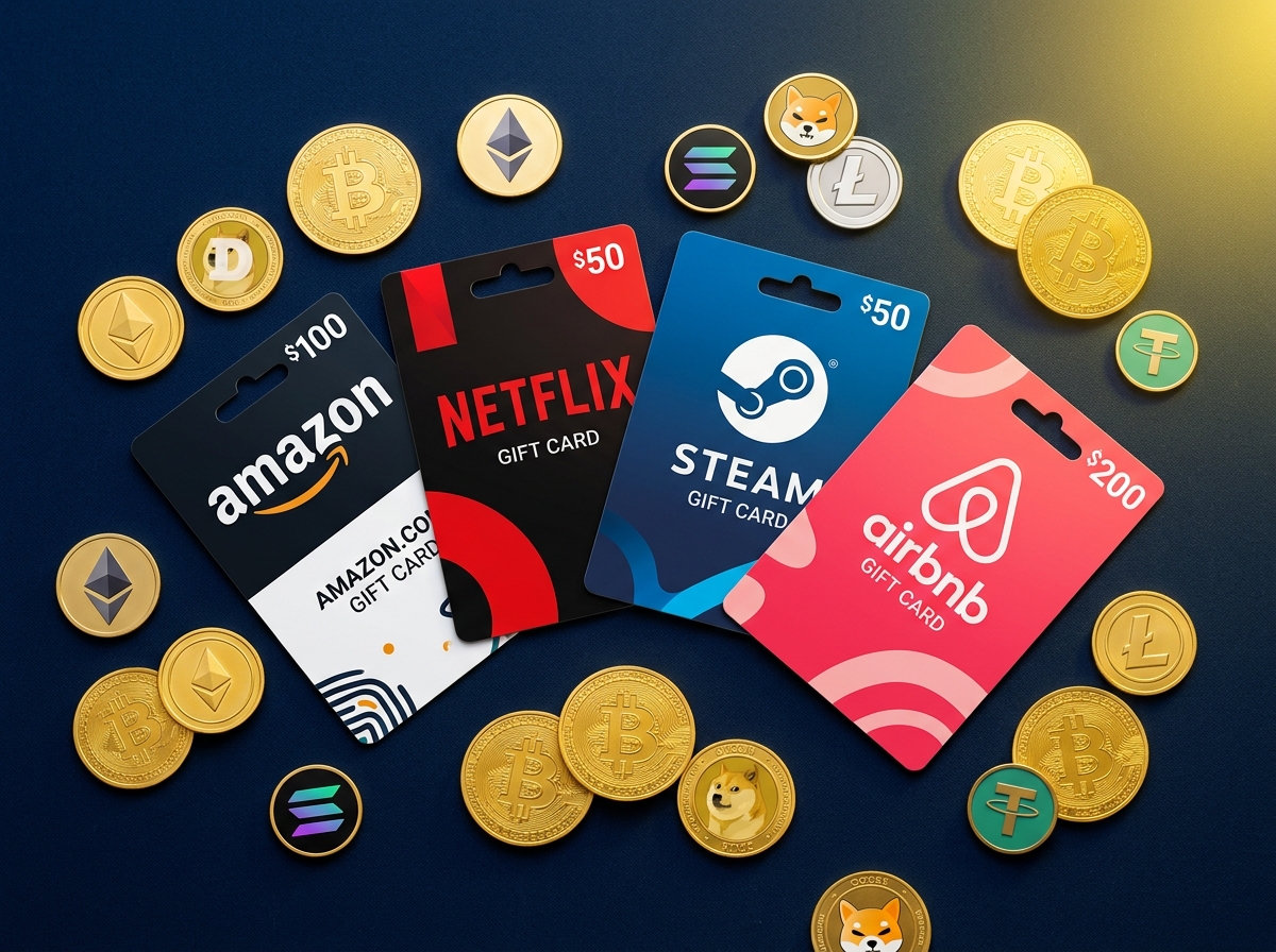 Digital gift cards for Amazon, Netflix, Steam and more