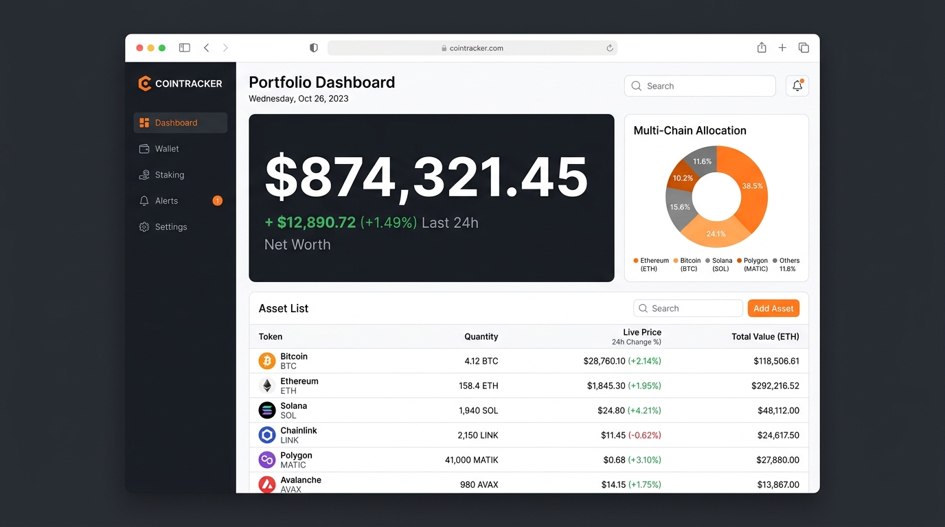 Real-Time Net Worth Tracking