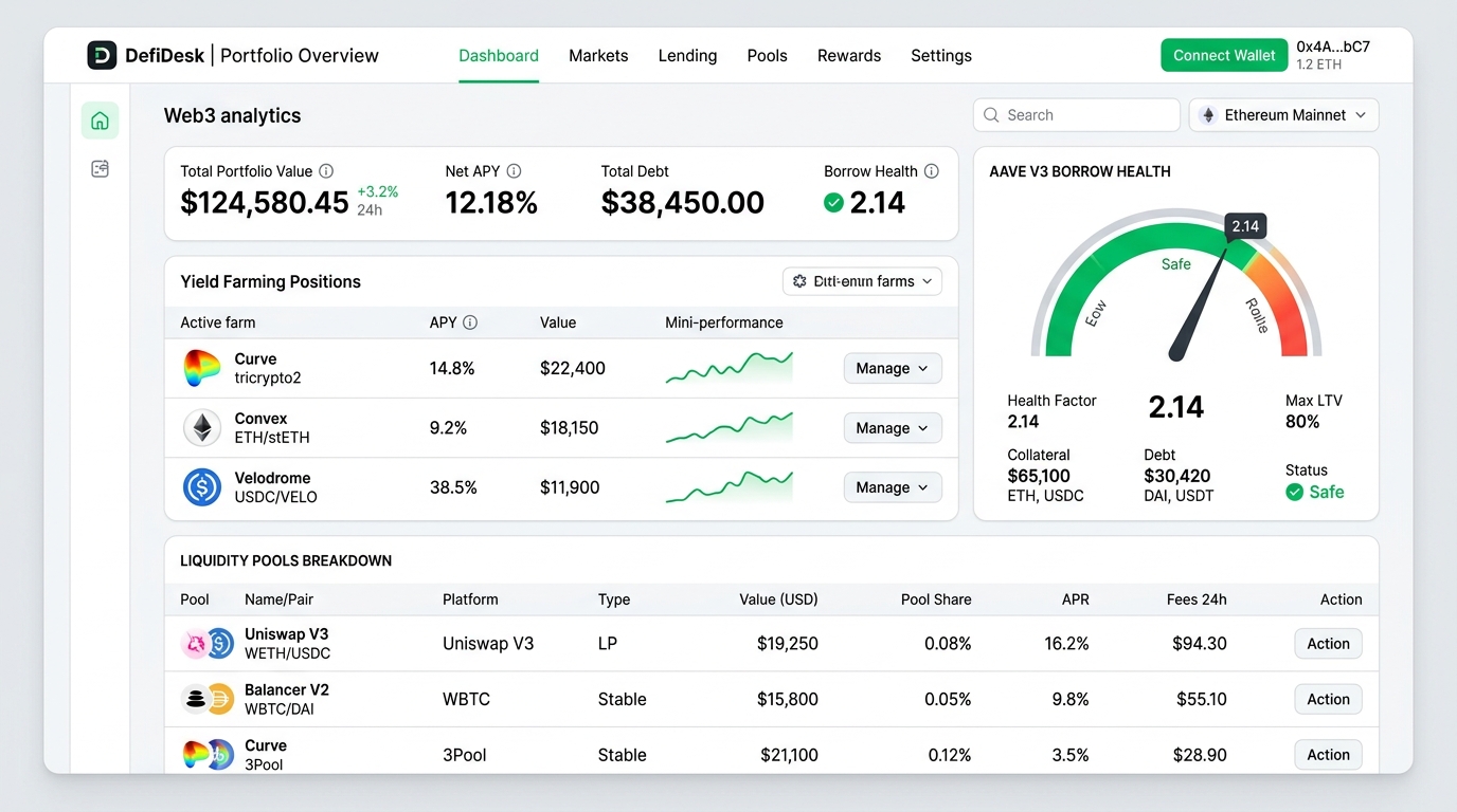 DeFi Protocol Position Monitoring