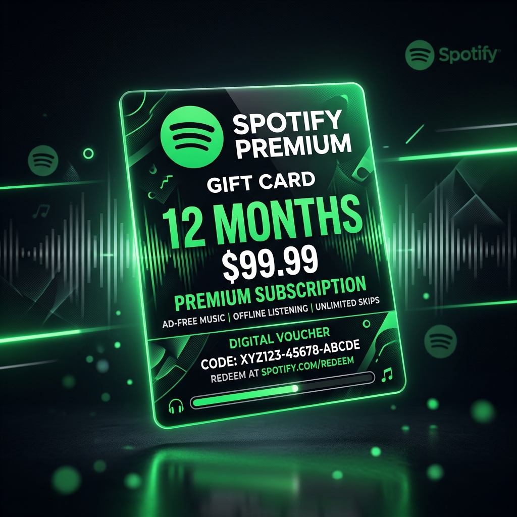 Spotify подарочная карта