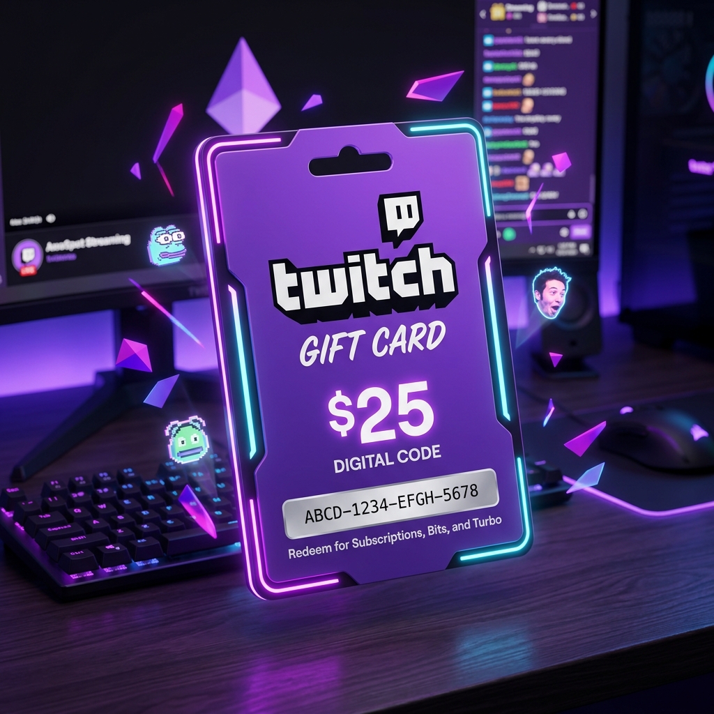 Twitch подарочная карта