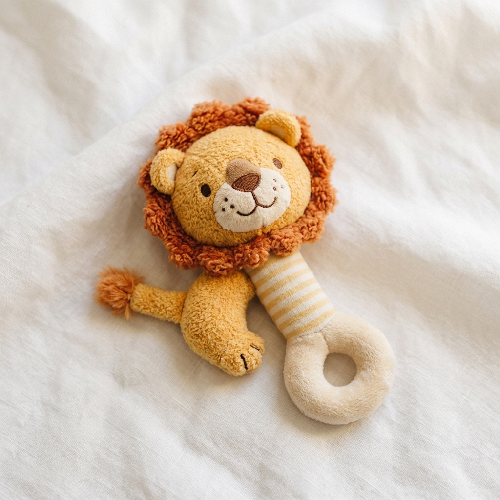 Plush Lion Rattle