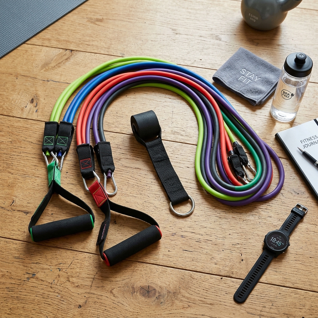 Resistance bands workout lifestyle