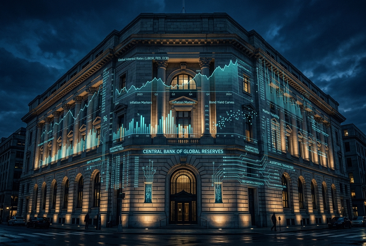 Central bank monetary policy illustration