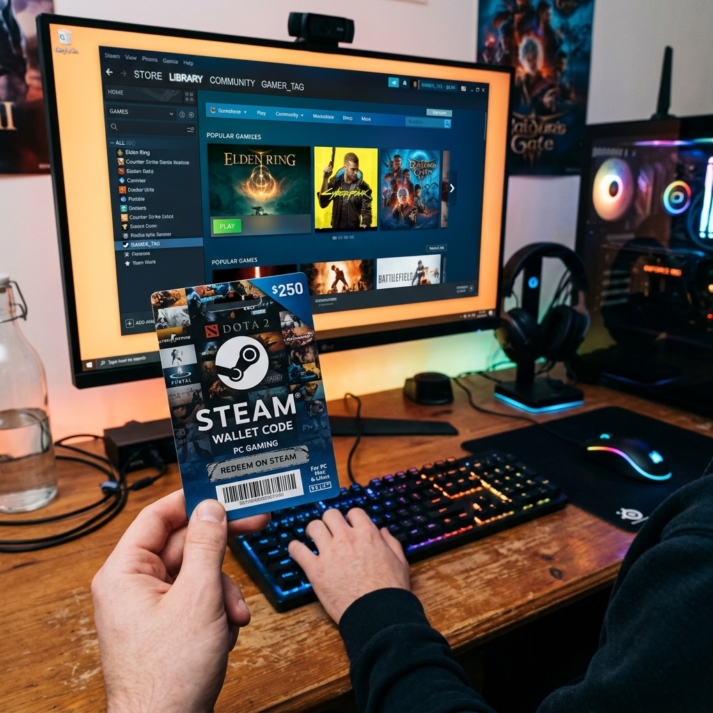 Steam Wallet $250