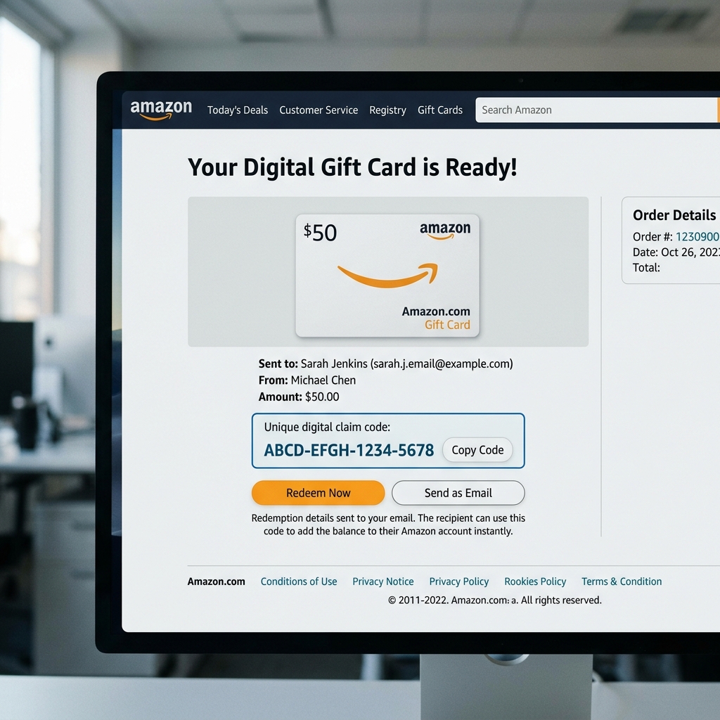 Amazon $50 USD Gift Card