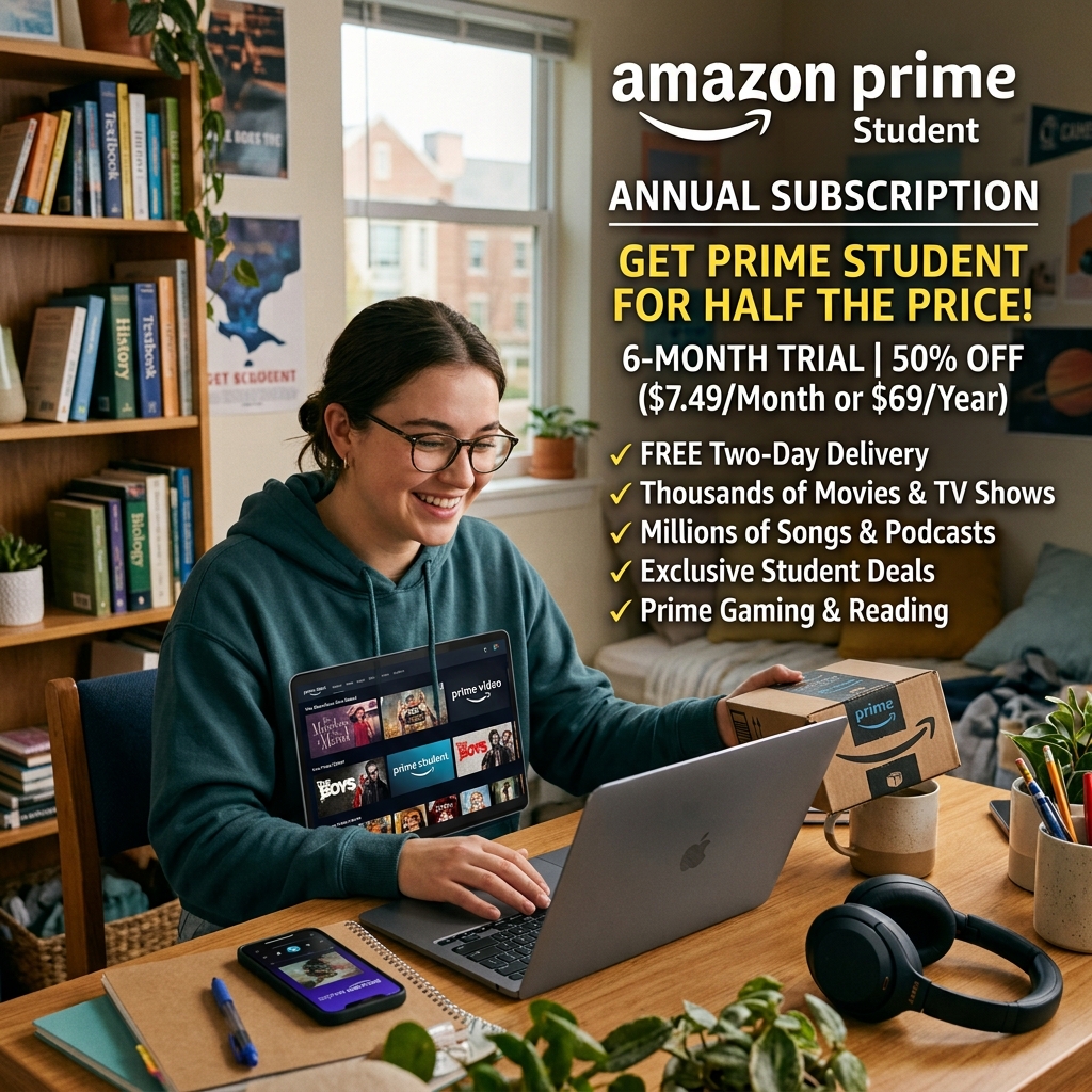 Amazon Prime Student 1-Year