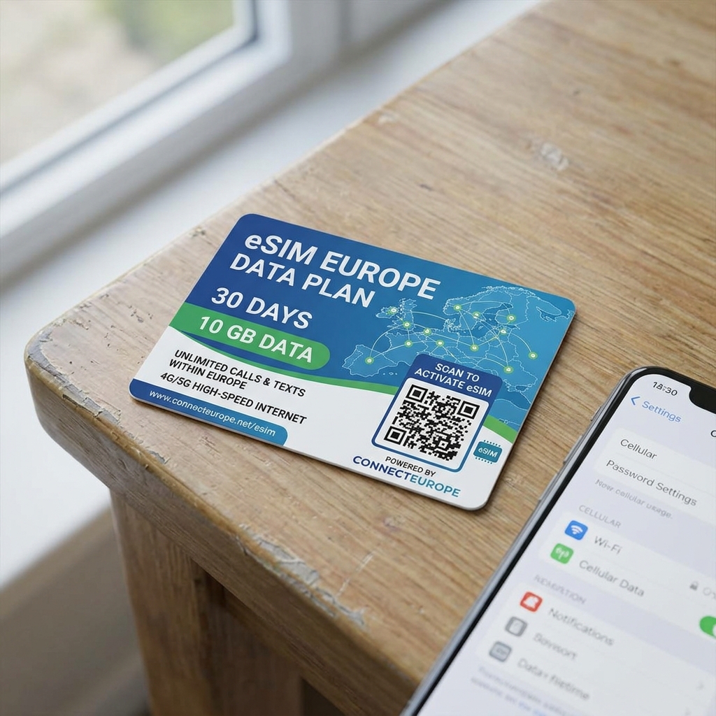 eSIM Europe 30-Day Plan